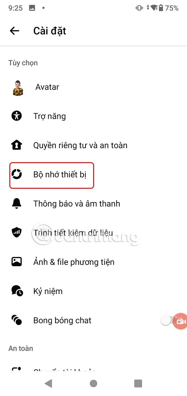 Messenger'da sohbet verilerini silme talimatları