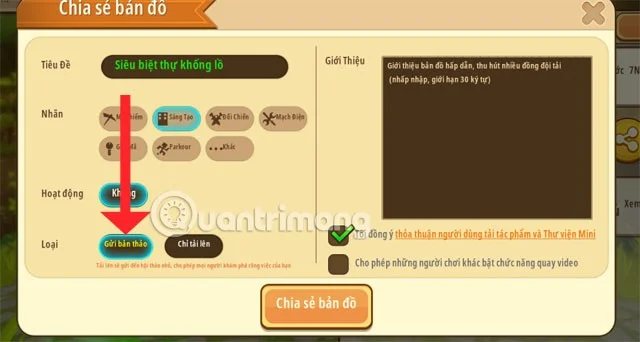 Cómo guardar y compartir mapas en Mini World: Block Art
