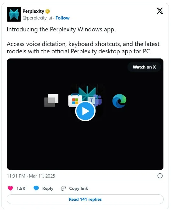 Perplexity desktop app is here, but why should you use the web app?