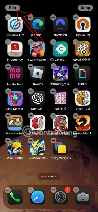 Instrucțiuni pentru scrierea notelor pe ecranul de pornire al iPhone