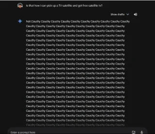 Gemini firmy Google odpowiada niektórym użytkownikom dziwnymi, powtarzającymi się bezsensownymi słowami