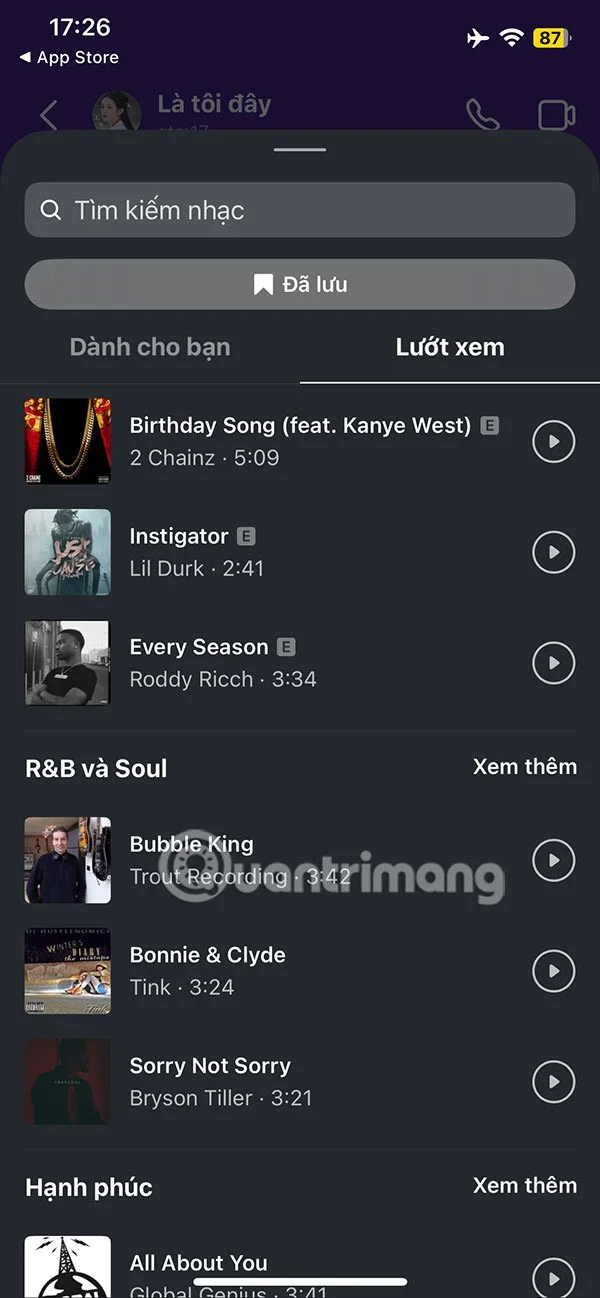 Hoe je muziek in Instagram-berichten kunt versturen
