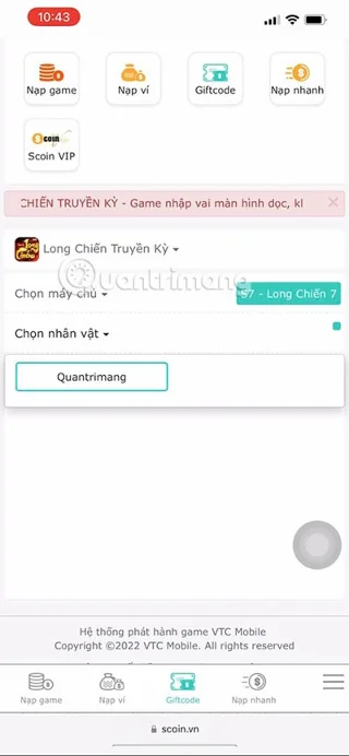 Laatste Long Chien Truyen Ky-code en hoe u de code invoert