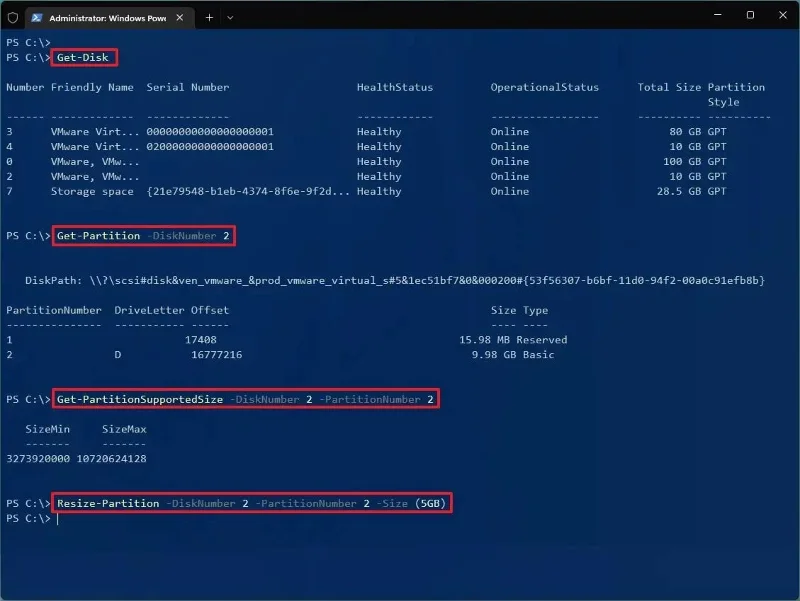 Como redimensionar a partição do Windows 11