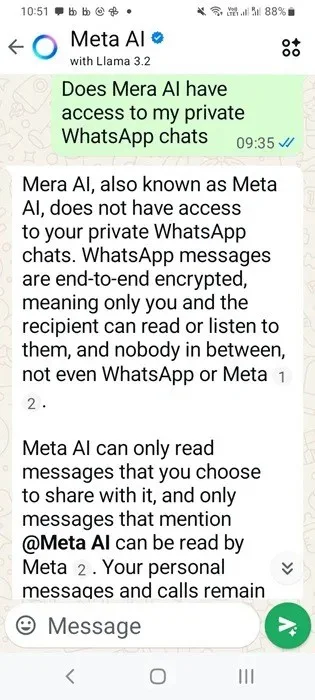 Como usar o Meta AI no WhatsApp