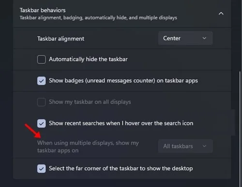 So deaktivieren Sie die letzten Suchvorgänge unter Windows 11
