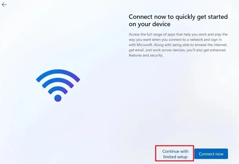 4 ways to bypass Microsoft account when setting up Windows 11
