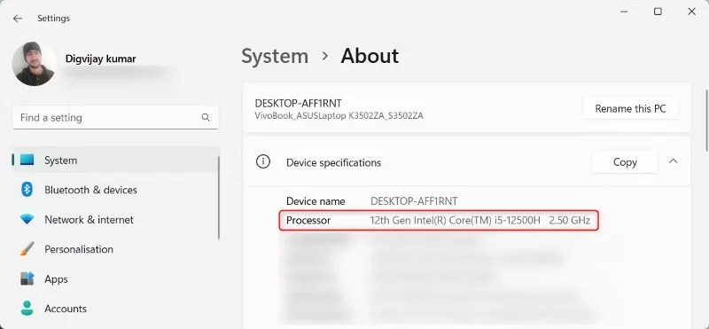 8 maneiras de verificar a geração do processador Intel no Windows