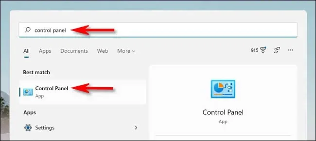 Windows 11'de Denetim Masası Nasıl Açılır