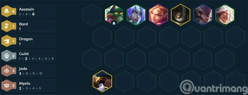 Bouw Pyke DTCL seizoen 7, bouw Pyke Dark Dragon Assassin