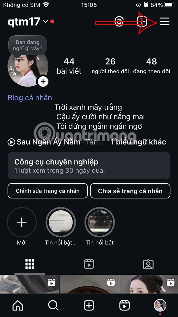 Cómo desactivar las notificaciones de hilos en Instagram