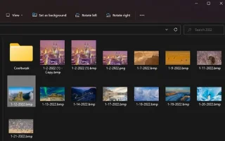 Windows 11de duvar kağıdını değiştirme talimatları