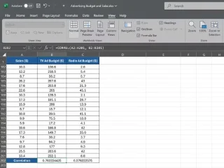 ¿Qué es la función CORREL en Excel?