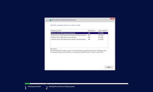 How to install Windows Server 2022