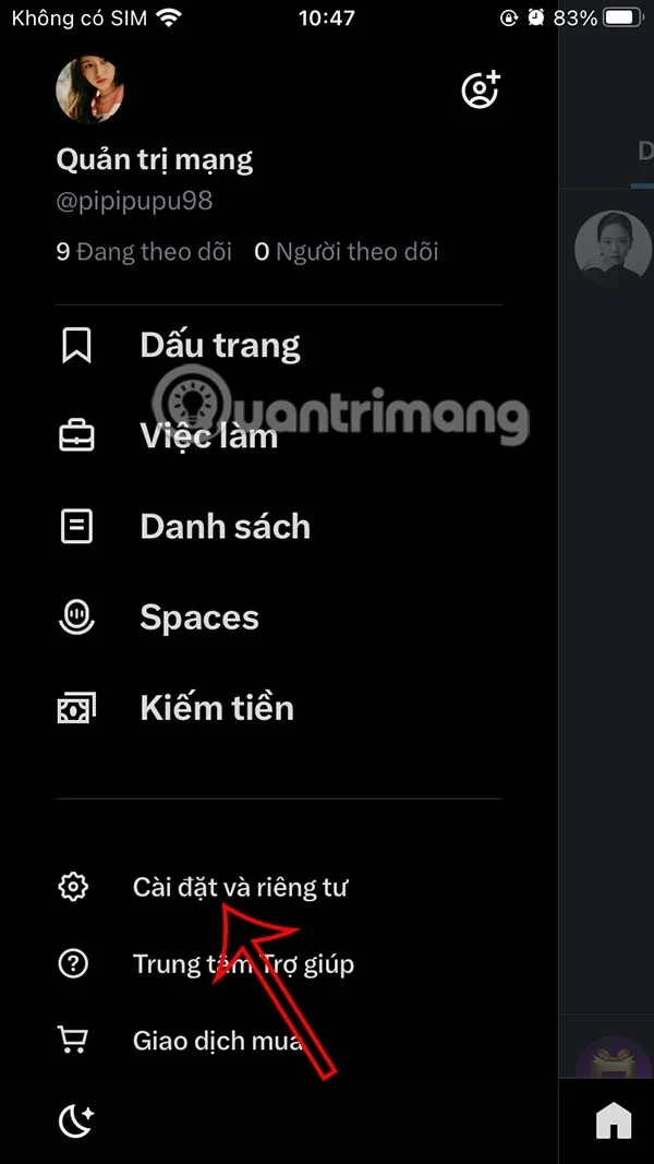 X'teki etkileşim butonlarını gizleme talimatları