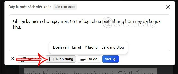Microsoft Edge'de Copilot kullanarak metin nasıl yeniden yazılır