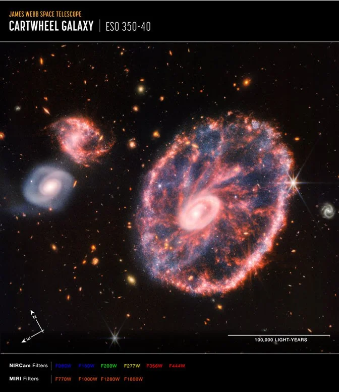 Admira impresionantes fotografías espaciales tomadas con un telescopio de 10 mil millones de dólares