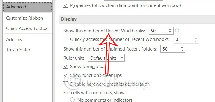 Default settings in Excel that should be changed