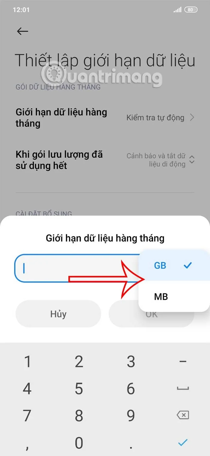 안드로이드에서 사용되는 모바일 데이터를 확인하는 방법