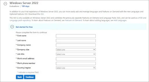 How to install Windows Server 2022