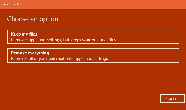 6 formas de restablecer una computadora Windows a su estado original