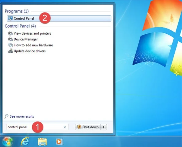 วิธีเปิดแผงควบคุมบน Windows 10, 8.1, 7