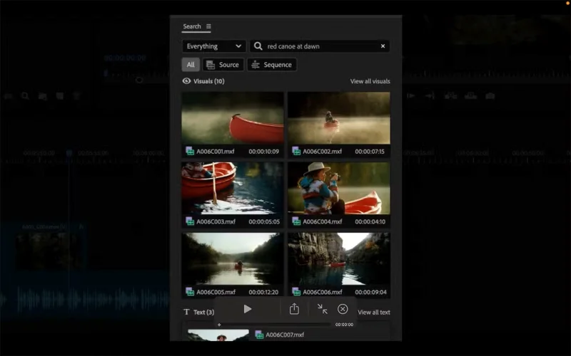Adobe presenta herramientas de búsqueda con IA y traducción de subtítulos para un procesamiento de video más rápido