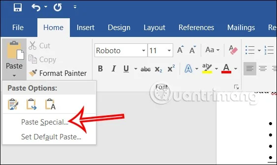 Word'e kod ekleme talimatları
