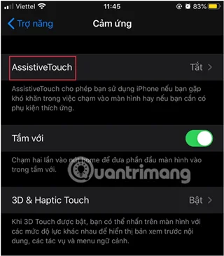 Jak włączyć wirtualny przycisk Home, otworzyć wirtualny przycisk Home na iPhonie, aby zmienić ustawienia