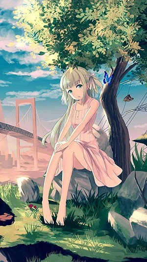 Anime-meisjesfoto's, Anime-meisjesfoto's van vele genres voor telefoons
