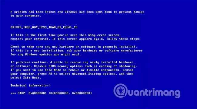 Instructions pour corriger les erreurs d'écran bleu sur les ordinateurs