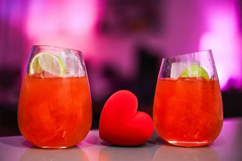 Deliciosas recetas de cócteles sin alcohol para San Valentín para tu pareja.