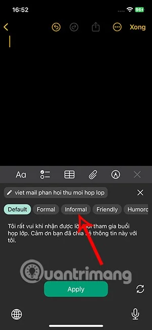Cómo usar la herramienta de escritura con IA sin iPhone 15