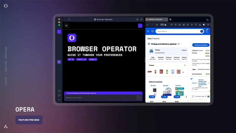 Opera Browser Operator se lanzó: un asistente de inteligencia artificial que te ayuda a hacer todo bien en tu navegador web.
