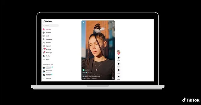 TikTok rediseña su aplicación web al estilo de YouTube