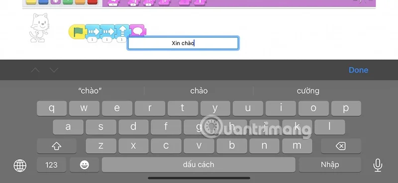 ScratchJR'da animasyonlu sahneler oluşturma talimatları