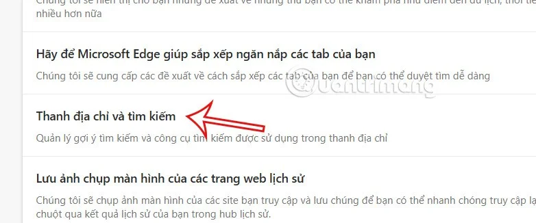 Atajos de tendencia en Bing Microsoft Edge