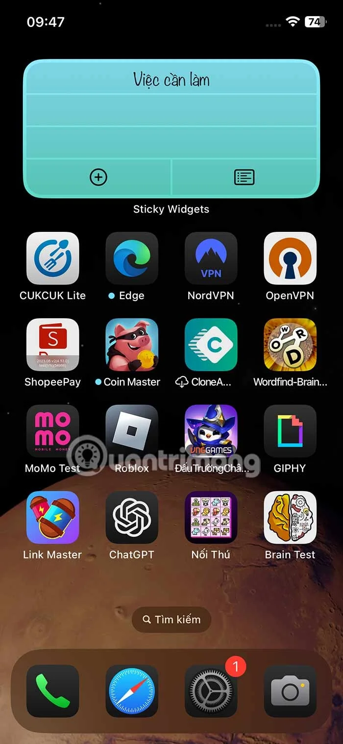 iPhone 홈 화면에 메모를 쓰는 방법