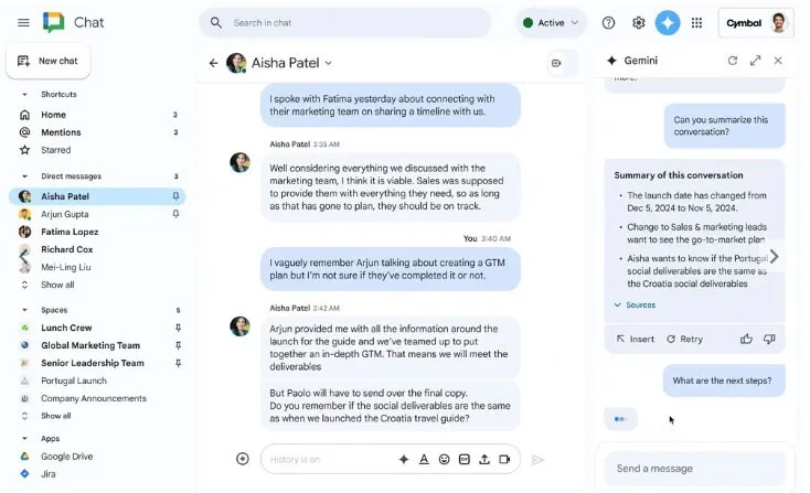 Google voegt meer AI-functies toe aan Google Workspace op Cloud Next 2024