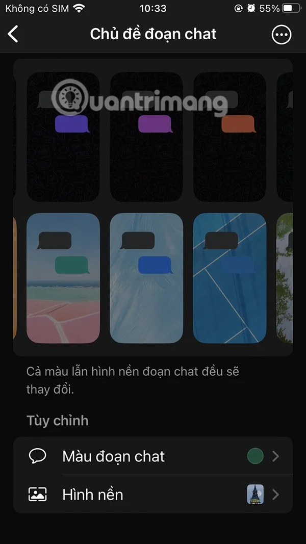 Instrucciones para configurar el fondo de pantalla del chat en WhatsApp