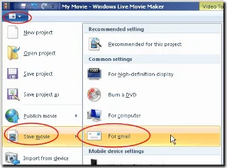 Windows Live Movie MakerでiPhoneのMOVビデオ形式を変換する