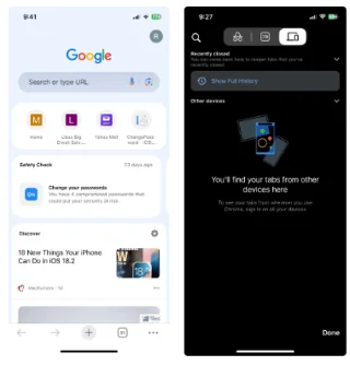 iPhone에서 Safari 대신 Chrome을 사용하는 이유는 무엇입니까?