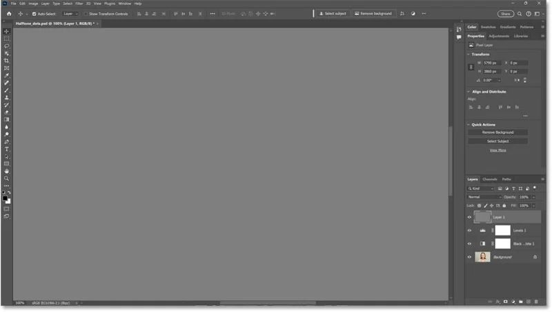 Hoe je een halftoonpatroon in Photoshop maakt