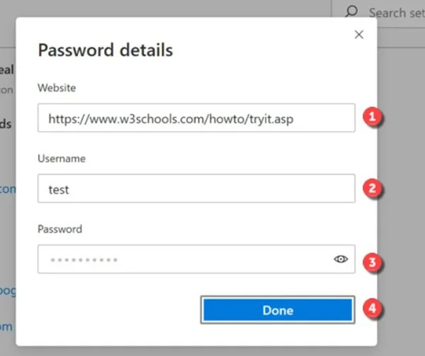 Cómo administrar contraseñas guardadas en Microsoft Edge: ver, eliminar, editar, exportar