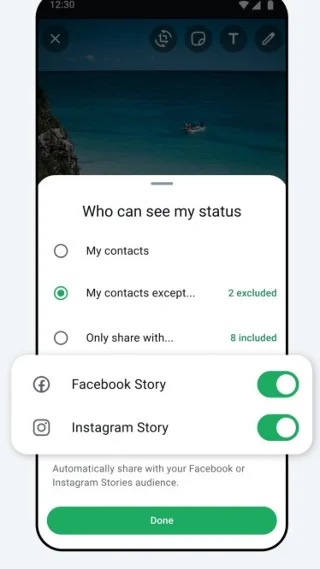 Em breve você poderá postar status do WhatsApp no ​​Facebook e no Instagram