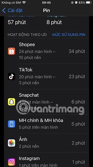 Bagaimana untuk melihat aplikasi yang menggunakan banyak bateri pada iPhone