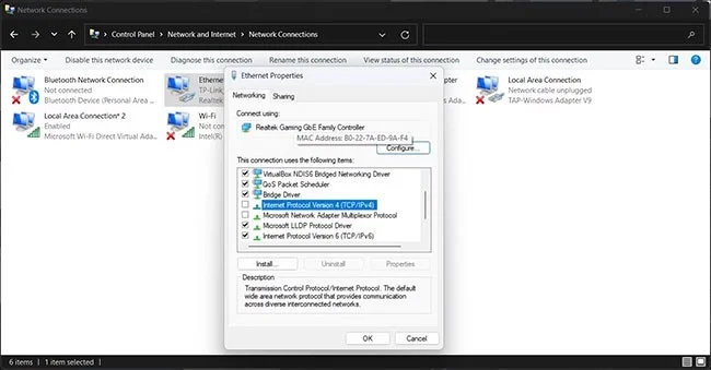 Cómo solucionar el error Sin acceso a Internet IPv4/IPv6 en Windows