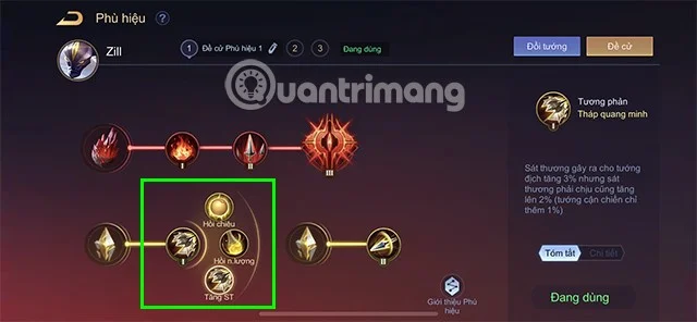 Detalles sobre el sistema de insignias Lien Quan