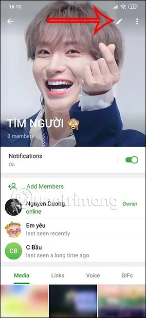 Instruções para excluir grupos no Telegram
