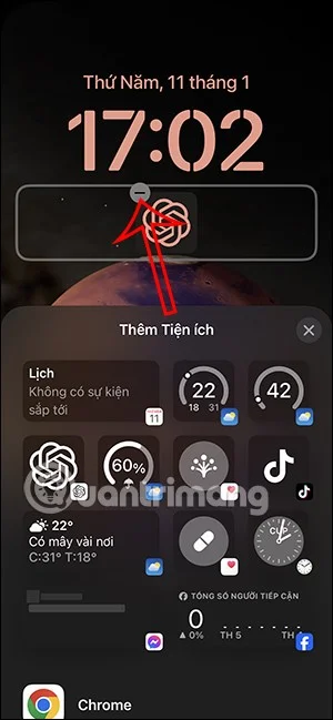 iPhone 잠금 화면에 ChatGPT 위젯을 추가하는 방법